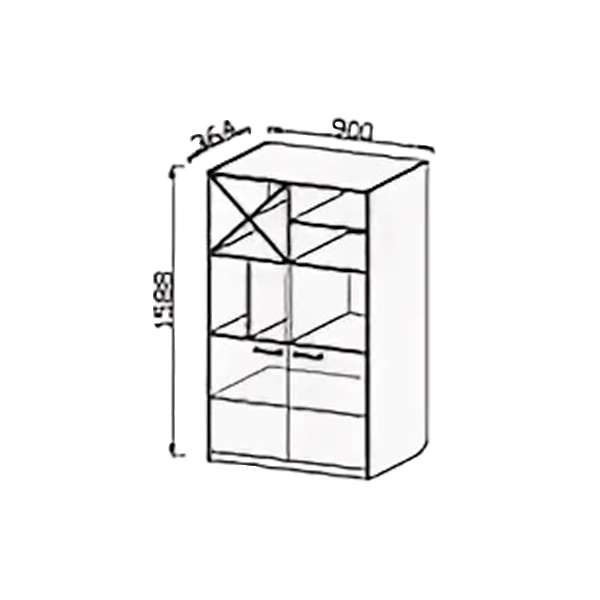 Купить шкаф для детских вещей комбинированный юниор-3 - 14 410 руб.