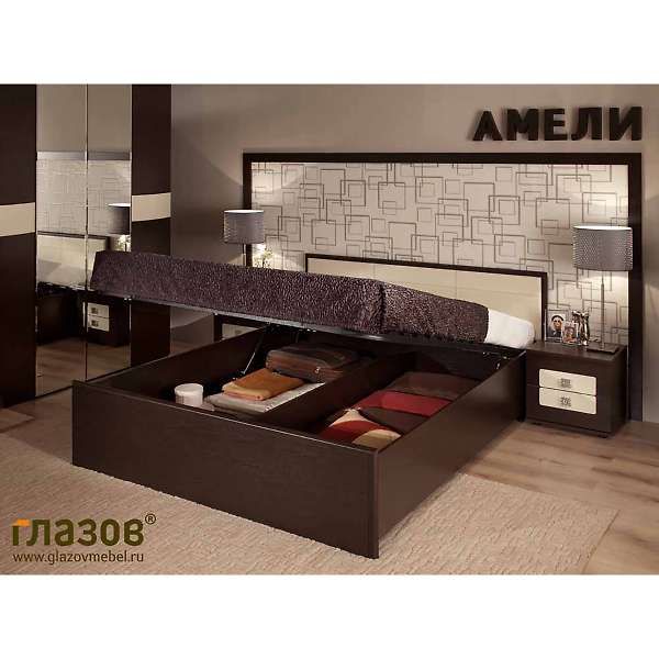 Купить спальня амели компоновка 1 (венге) - 64 757 руб.