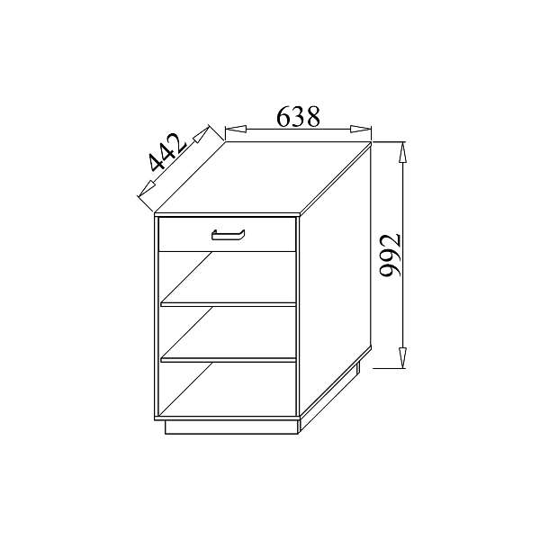 Купить тумба комбинированная визит-6 квадро - 9 660 руб.