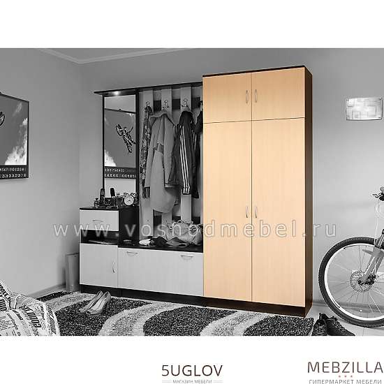 Купить шкаф двухдверный м-5 машенька - 5 320 руб.