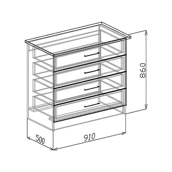 Купить комод токио - 9 302 руб.