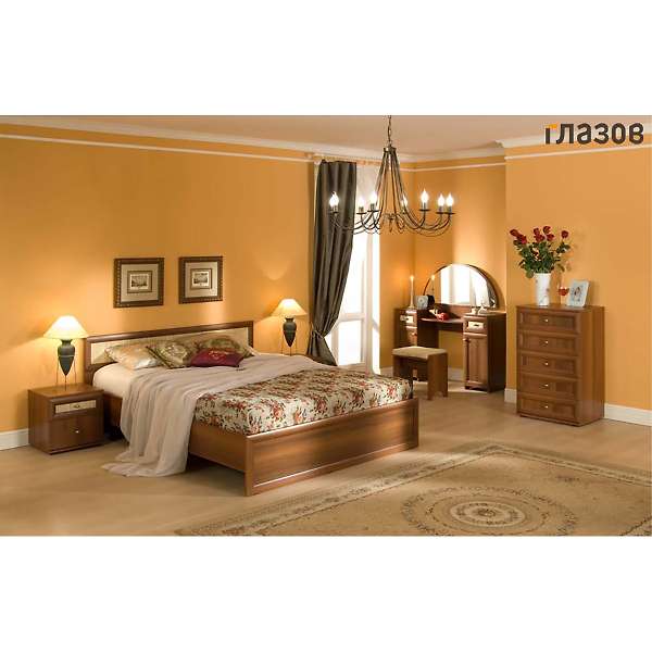 Купить спальня милана комплектация 4 (орех) - 44 568 руб.