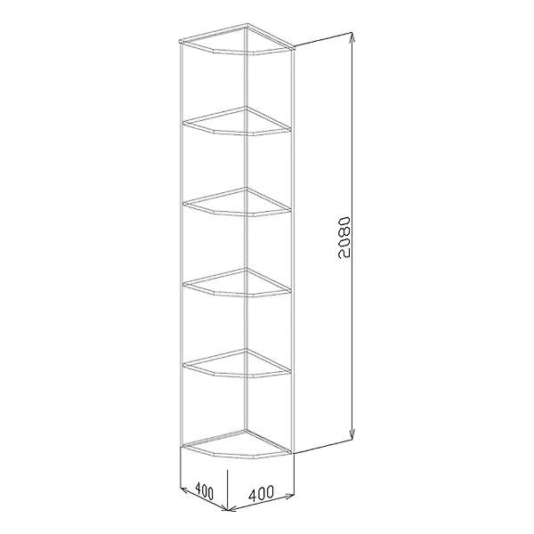 Купить угол завершающий 17 диана мдф - 3 987 руб.