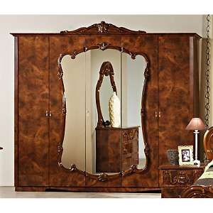 Шкаф пятидверный с зеркалами Тициана