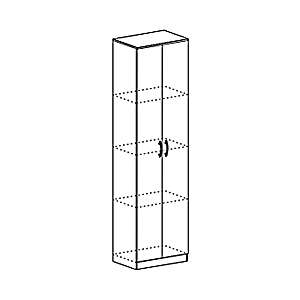 Шкаф с полками ЛДСП Макарена ШК 301