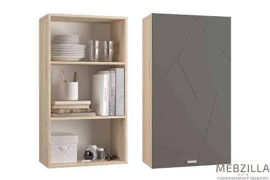 Купить скайлайн шкаф настенный для книг (600) графит - 5 051 руб.