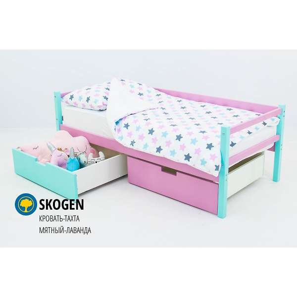 Купить кровать-тахта svogen мятный-лаванда - 8 990 руб.