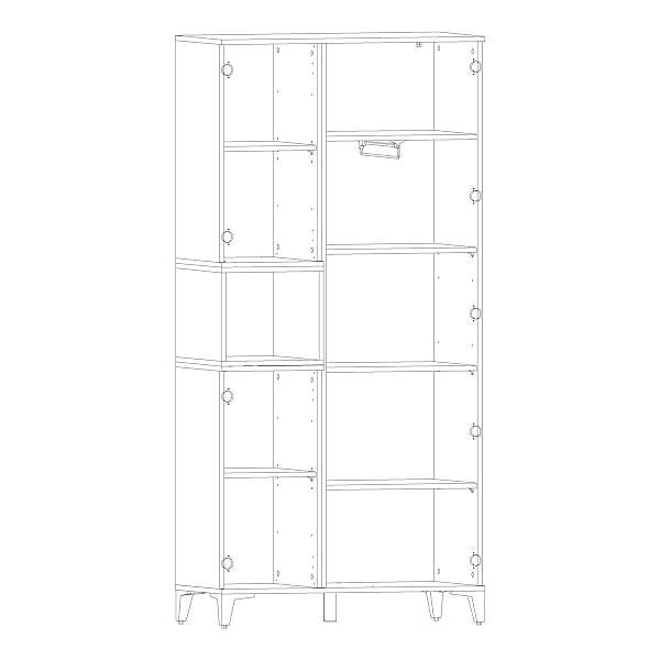 Купить шкаф комбинированный bergen нм 013.07 - 13 799 руб.