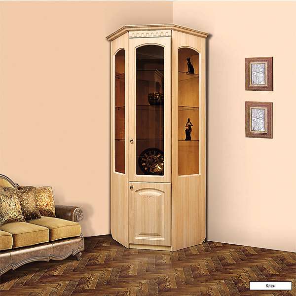 Купить шкаф-витрина угловой гармония-4 - 34 370 руб.