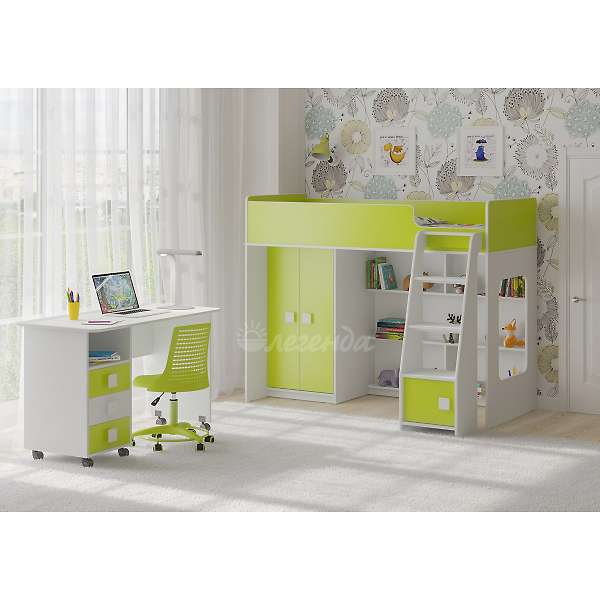 Купить кровать-чердак легенда 42.1.6 - 26 680 ₽