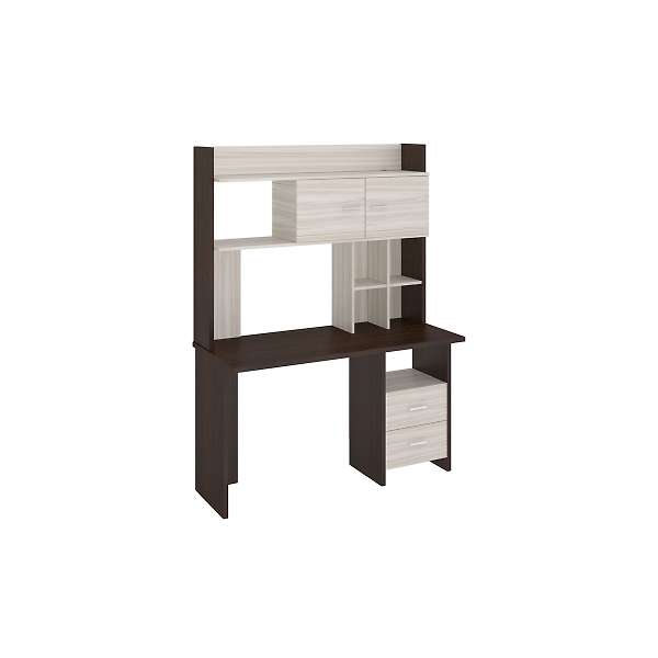 Купить стол компьютерный с надставкой нклх-130 домино lite скл-прям130 - 17 290 ₽