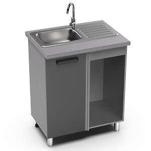 Шкаф напольный мойка угловой Контемп ШНУМ 1000