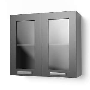 Шкаф навесной со стеклом 800 Бомбей 8ВС