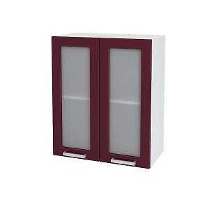 Шкаф навесной со стеклом Глория ШВС 600-720