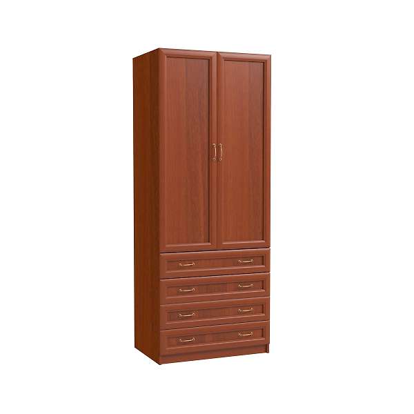 Купить шкаф двухдверный платяной с ящиками эльза эл-10 - 20 430 руб.