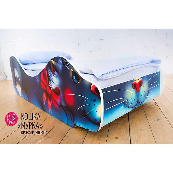Купить кровать-зверенок кошка-мурка - 8 690 ₽