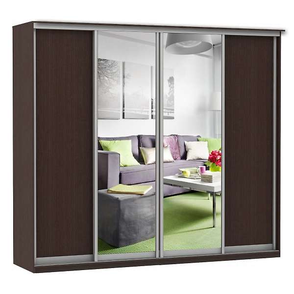 Купить шкаф-купе модерн 2362 (дверь/зеркало, 4 секции) - 39 283 руб.