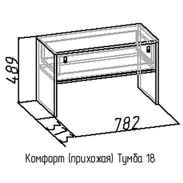 Купить тумба 18 комфорт - 3 857 ₽