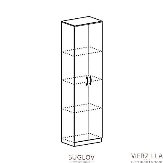 Купить шкаф с полками лдсп макарена шк 301 - 6 240 руб.