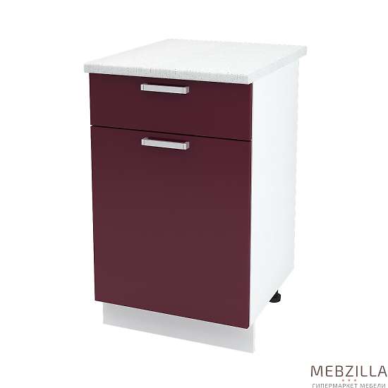 Купить шкаф напольный с одним ящиком алина шн1я 500 б/ст - 4 376 ₽