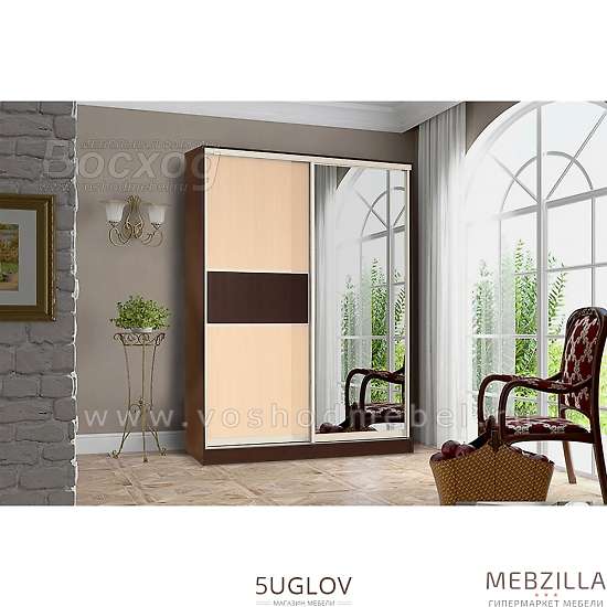 Купить шкаф-купе двухдверный кл2/60/1.4 люкс - 17 252 руб.