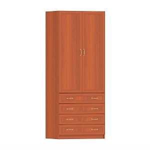 Шкаф двухдверный платяной с ящиками Эльза Эл-10