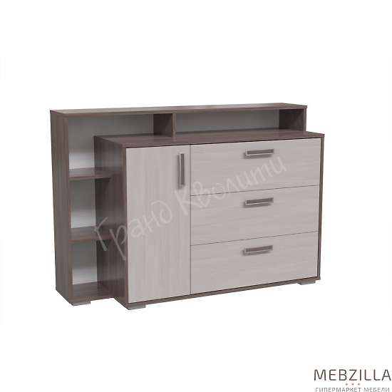 Купить комод с дверкой и тремя ящиками 4-4423 - 10 200 руб.