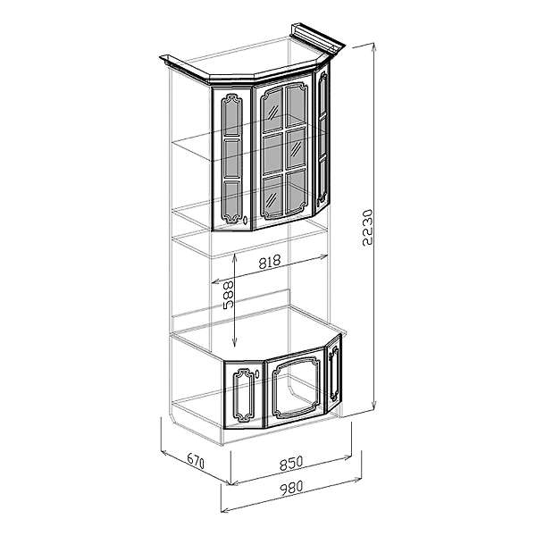 Купить витрина 4а диана мдф - 15 038 руб.