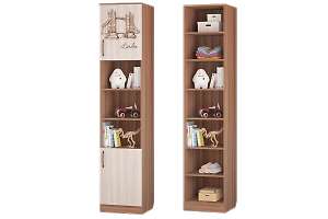 Шкаф для книг с 2 дверками Вояж