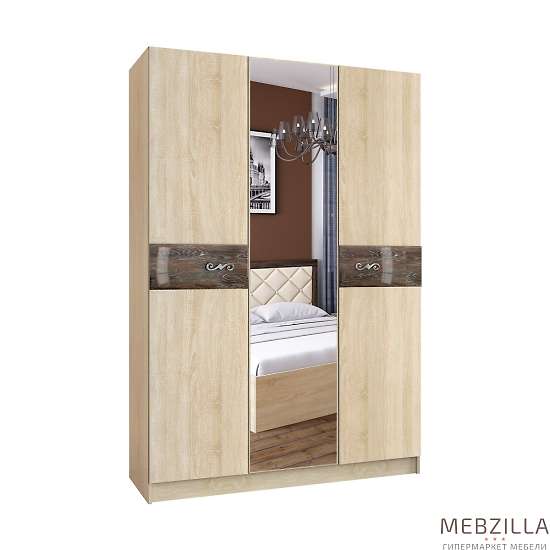 Купить шкаф трехдверный мадлен - 17 215 руб.