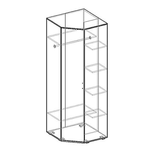 Купить шкаф угловой альтернатива - 10 440 руб.