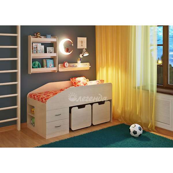 Купить кровать легенда 8 с полками - 18 370 ₽