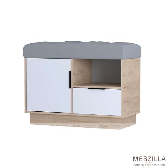 Купить тумба для обуви с мягким элементом в-1 loft визит-3 - 10 140 руб.