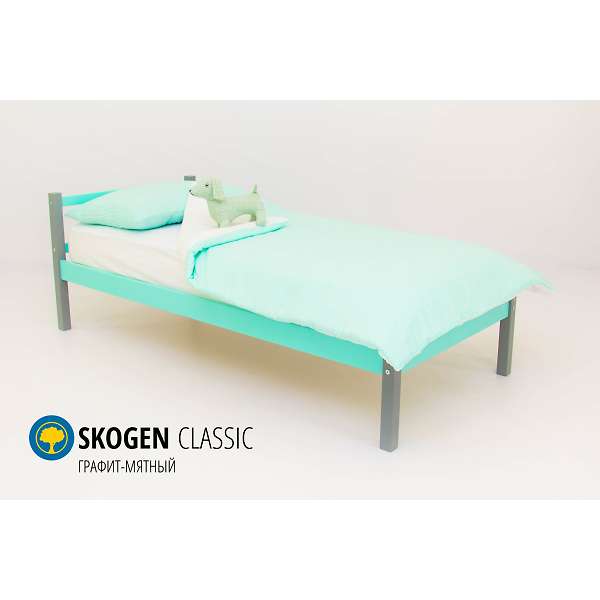 Купить кровать svogen classic графит-мятный - 7 890 руб.