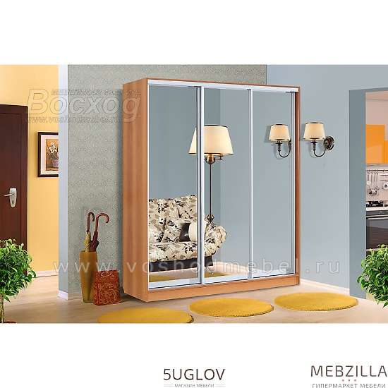 Купить шкаф-купе трехдверный кл3/60/2.2 люкс - 24 842 руб.