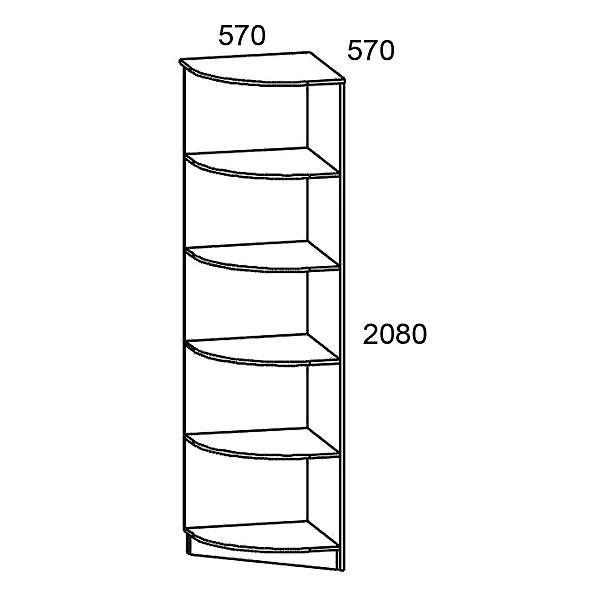 Купить стеллаж св-60 светлана лдсп стандарт - 3 724 руб.