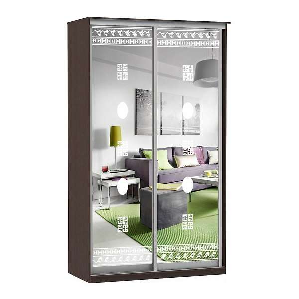 Купить шкаф-купе модерн (зеркало с пескоструем) - 27 191 руб.