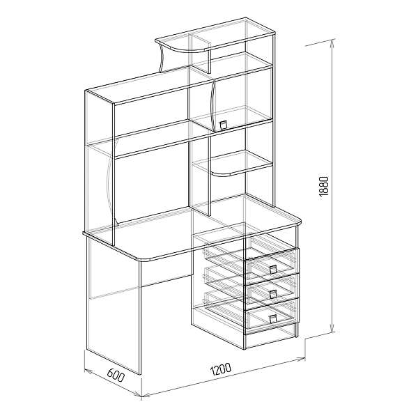 Купить стол компьютерный альфа 2 - 11 561 руб.