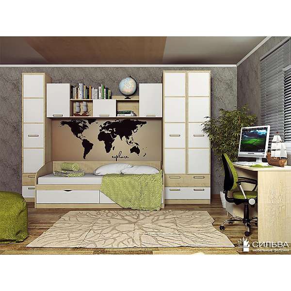 Купить шкаф с ящиками фанк нм 013.01-02 - 9 299 руб.