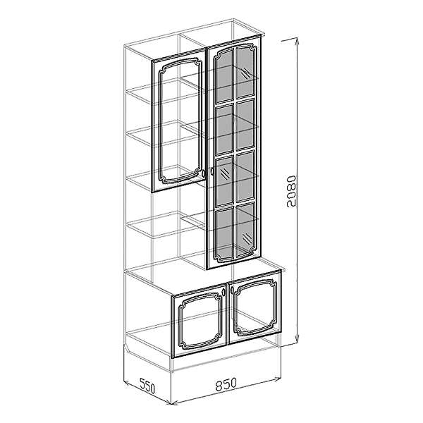 Купить шкаф комби 6 диана мдф - 14 342 руб.
