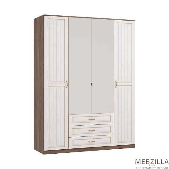 Купить шкаф четырехдверный изабелла шк-1 - 61 530 ₽