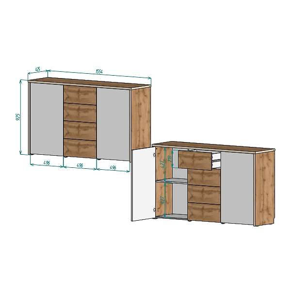 Купить комод аризона 2712.м1 - 24 500 руб.