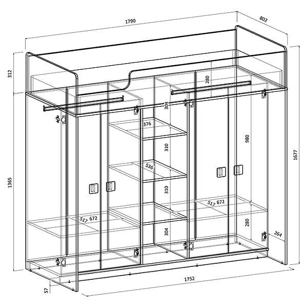 Купить кровать-чердак легенда е601.1 - 32 730 руб.
