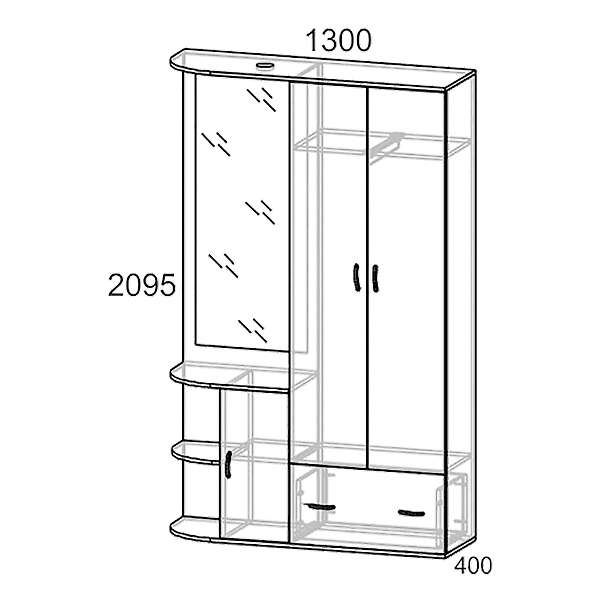 Купить прихожая полина - 10 032 руб.
