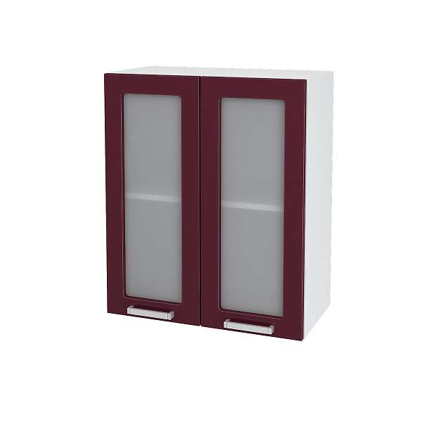 Купить шкаф навесной со стеклом алина швс 600-720 - 4 362 ₽