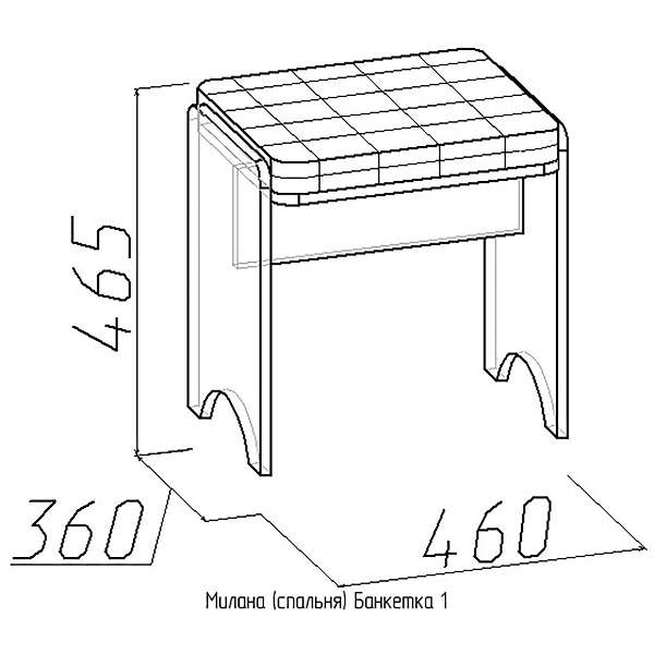 Купить банкетка 1 милана - 2 013 руб.