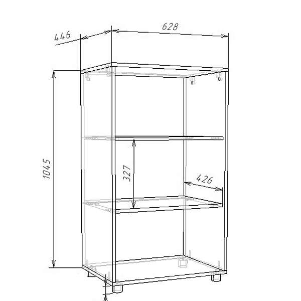Купить стеллаж л-04 - 3 860 ₽