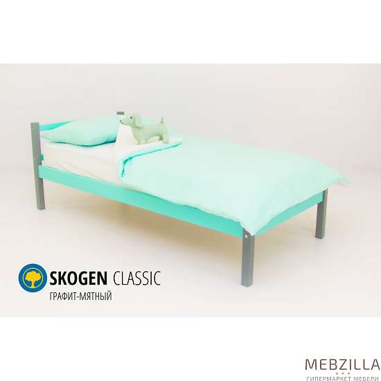 Купить кровать svogen classic графит-мятный - 7 890 руб.