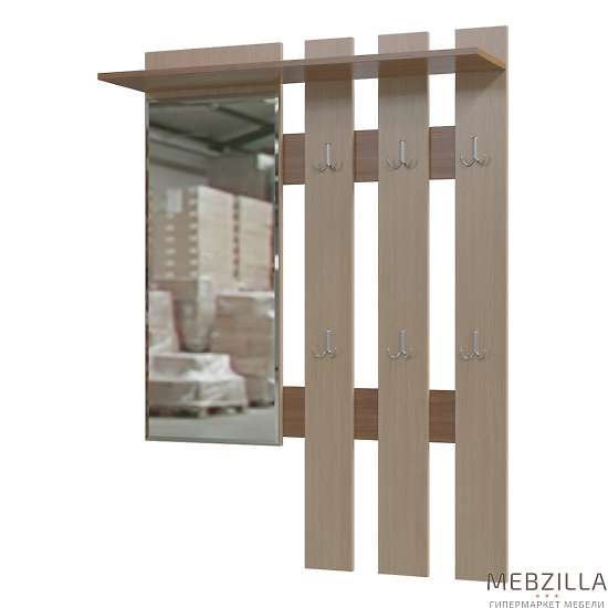 Купить вешалка с зеркалом лира 2-3814 - 4 440 руб.