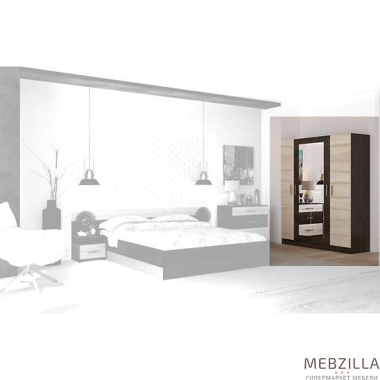 Купить шкаф четырехдверный леси - 11 760 ₽